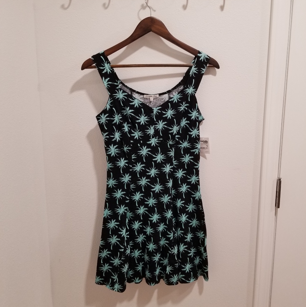 NWT Charlotte Russe Palm Tree Dress